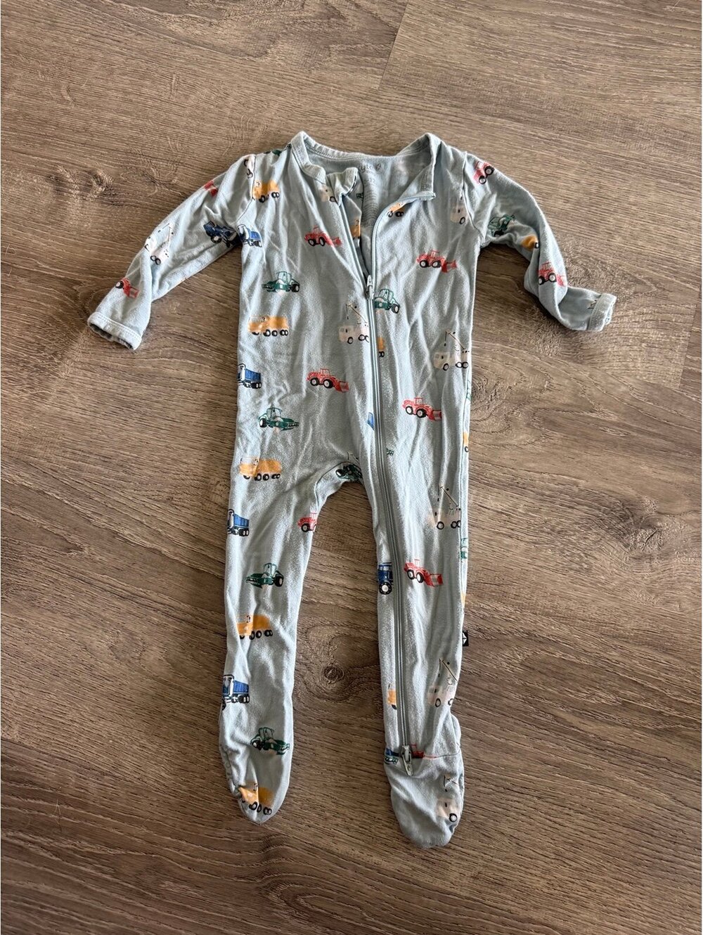 Kyte Baby, 6-12 months, tractors, zipper sleeper